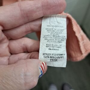 Maitai Coral Floral Blouse